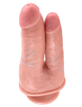 King Cock 15 cm Double Penetrator Dildo with Suction Cup Double Ender